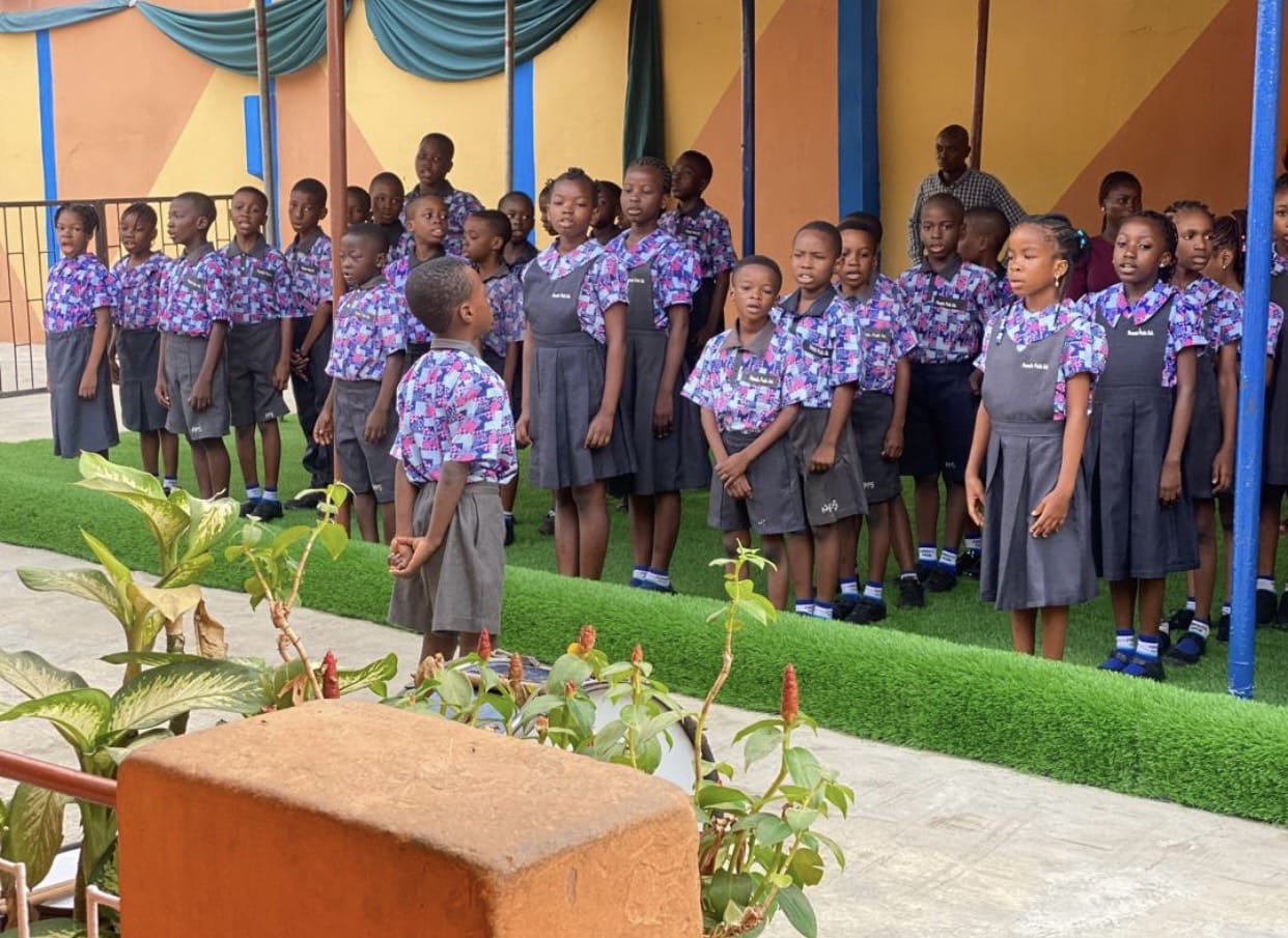 Parents Pride School pupils in a school activity